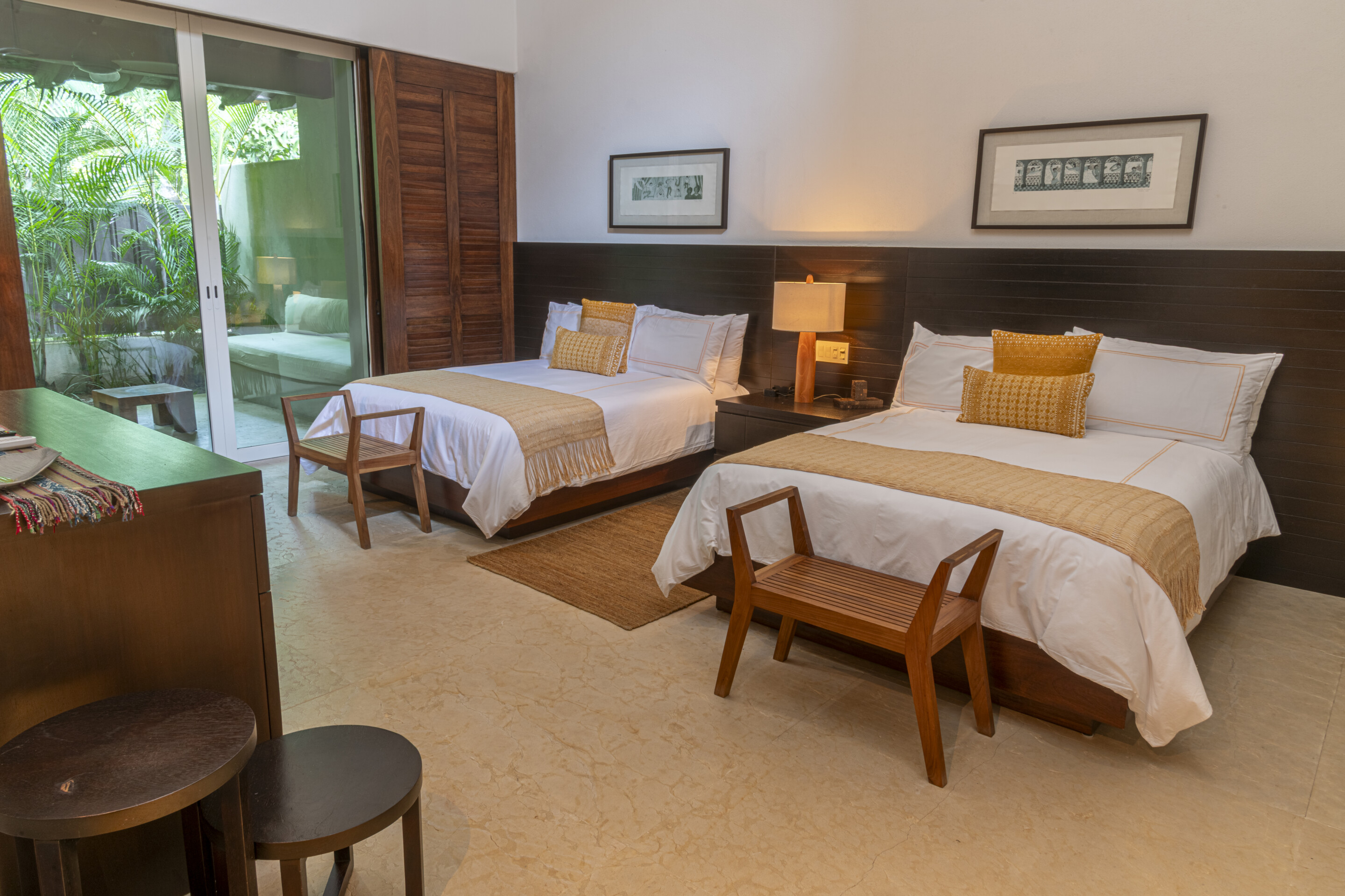 Casa Arie bedroom 3 garden view Punta Mita